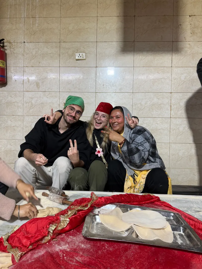 Making friends while cooking