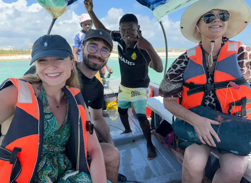 Selfie with our Mnemba Atoll Snorkeling Excursion Zanzibar