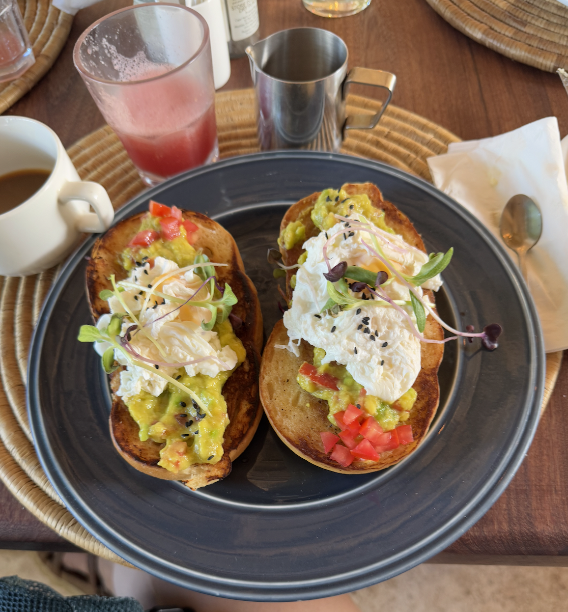 Delicious toast for breakfast in Badolina Bungalows Nungwi Tanzania